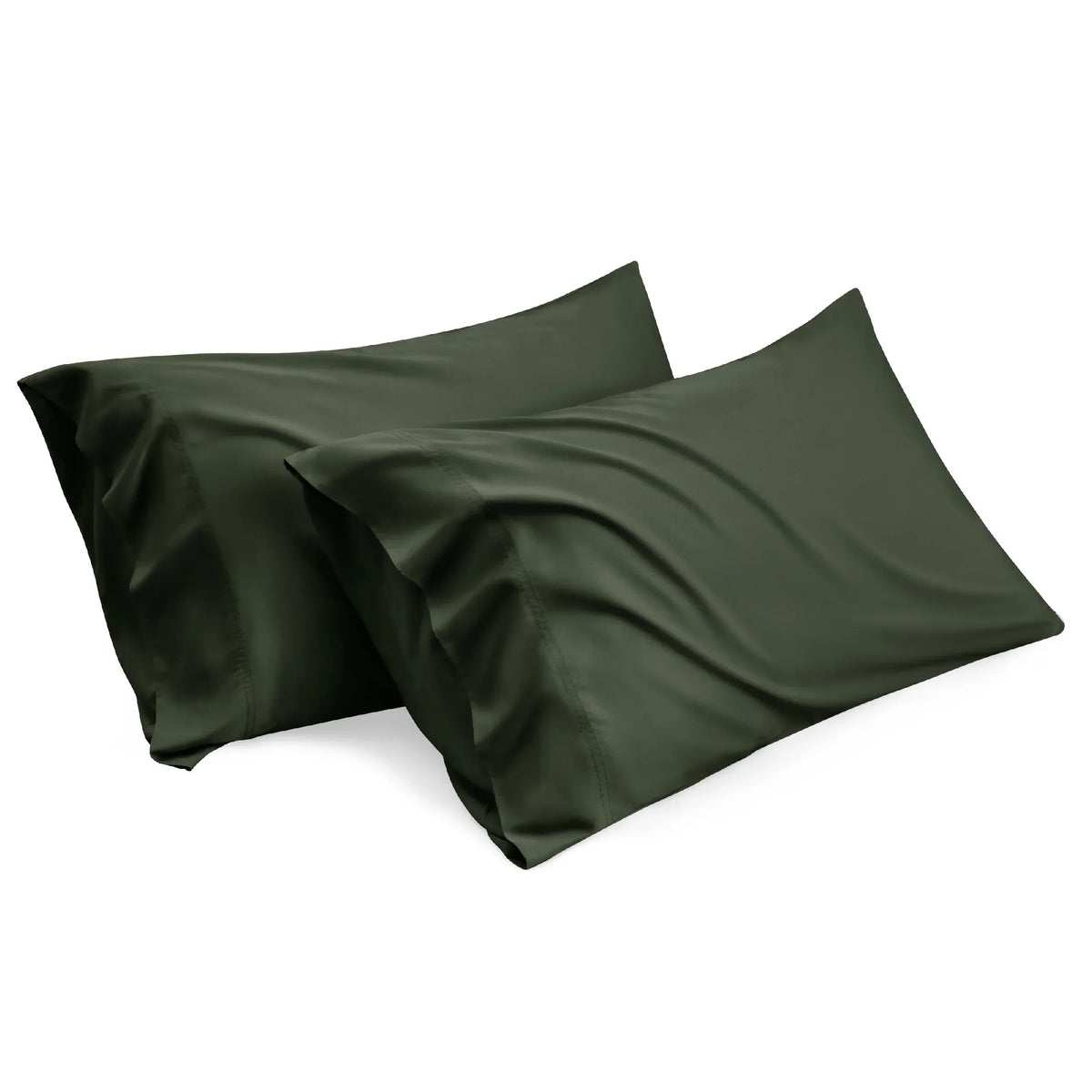 Bamboo-Derived Rayon Pillowcases - 2 Pack, Multiple Sizes