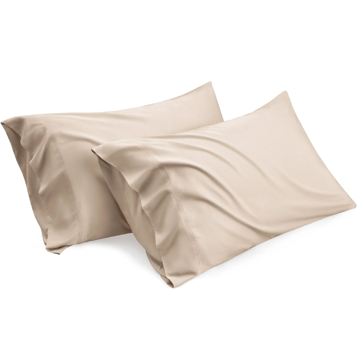 Bamboo-Derived Rayon Pillowcases - 2 Pack, Multiple Sizes