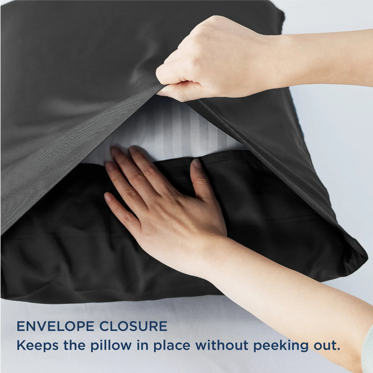 Bamboo-Derived Rayon Pillowcases - 2 Pack, Multiple Sizes
