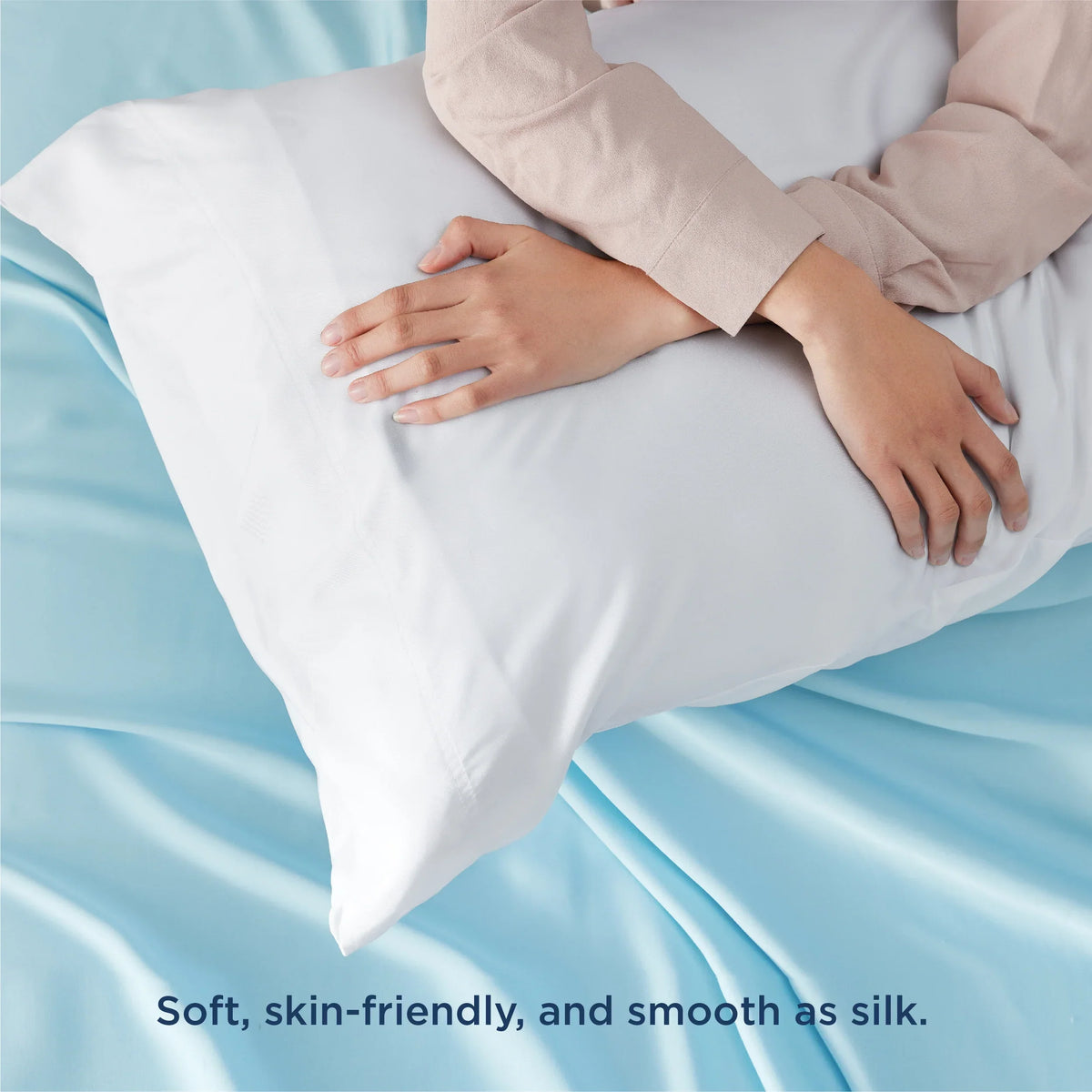Bamboo-Derived Rayon Pillowcases - 2 Pack, Multiple Sizes