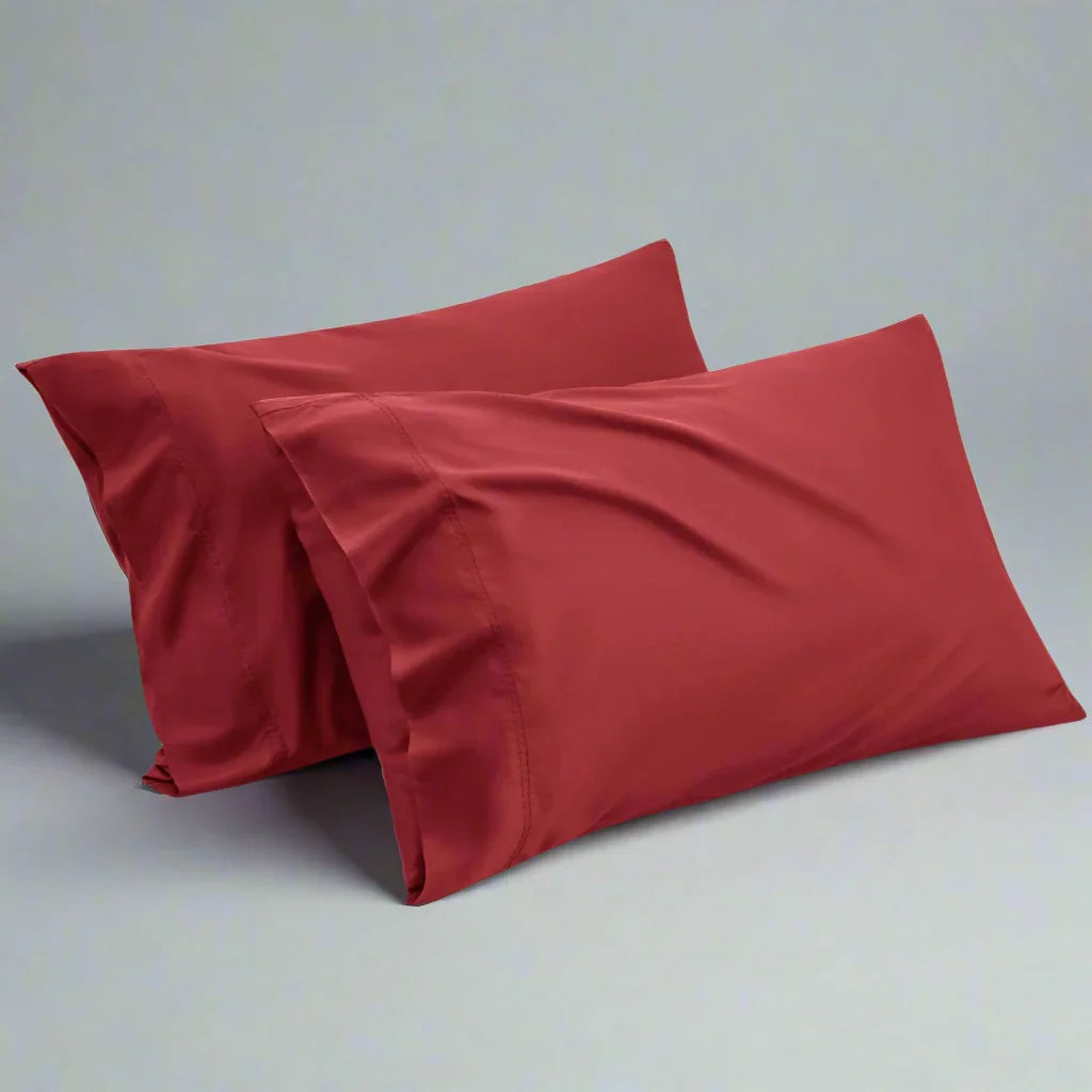 Bamboo-Derived Rayon Pillowcases - 2 Pack, Multiple Sizes