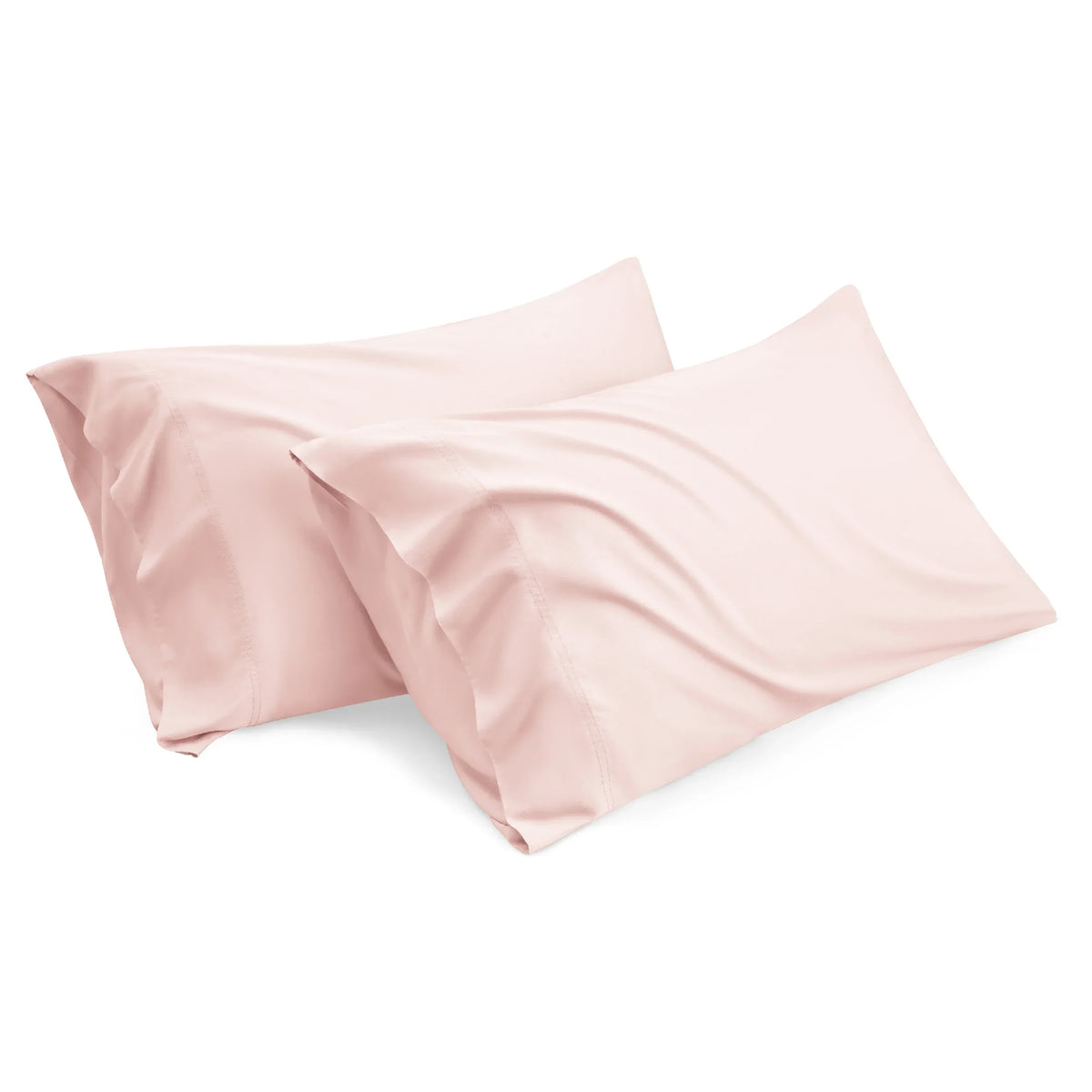 Bamboo-Derived Rayon Pillowcases - 2 Pack, Multiple Sizes