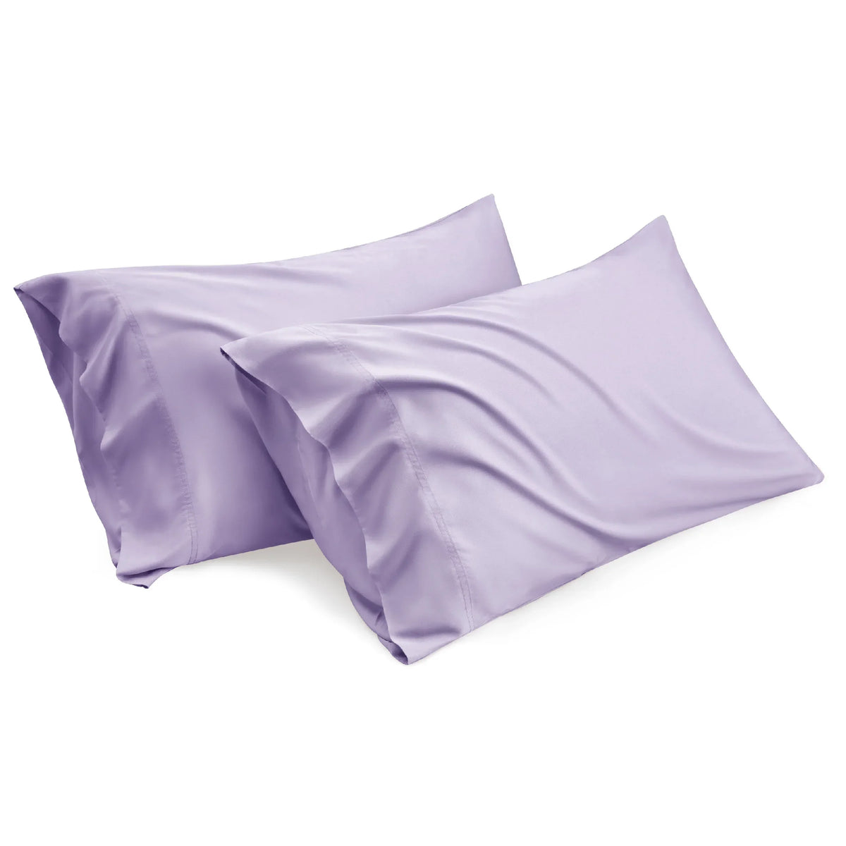 Bamboo-Derived Rayon Pillowcases - 2 Pack, Multiple Sizes