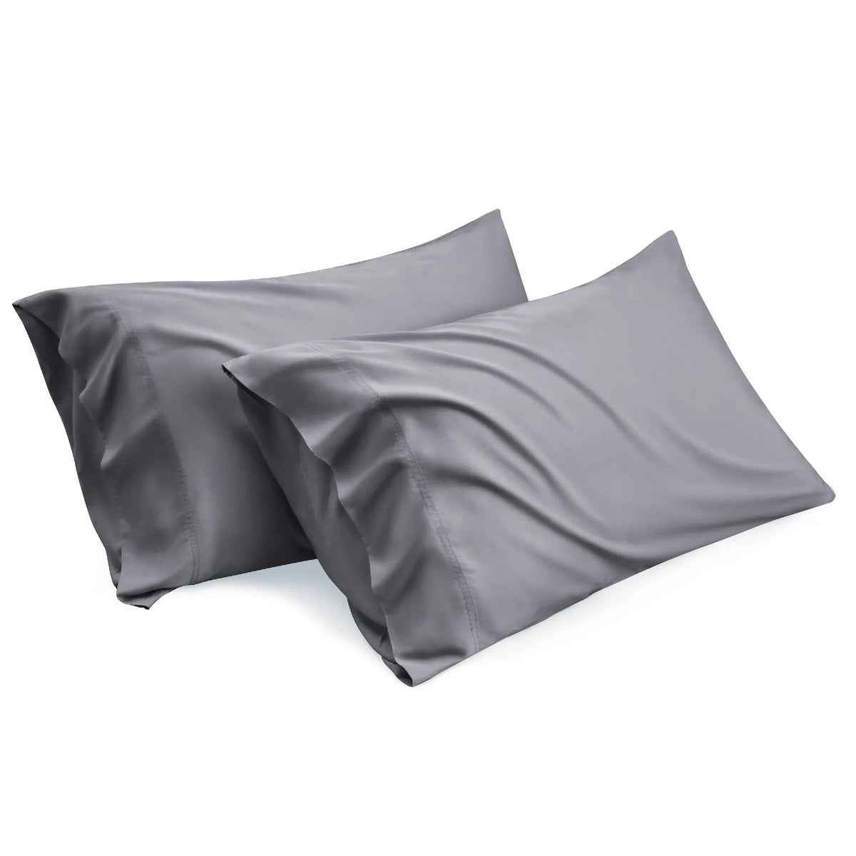 Bamboo-Derived Rayon Pillowcases - 2 Pack, Multiple Sizes