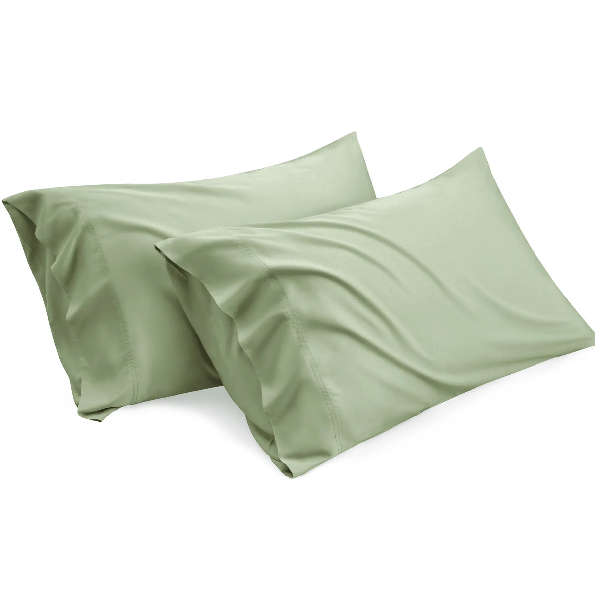 Bamboo-Derived Rayon Pillowcases - 2 Pack, Multiple Sizes