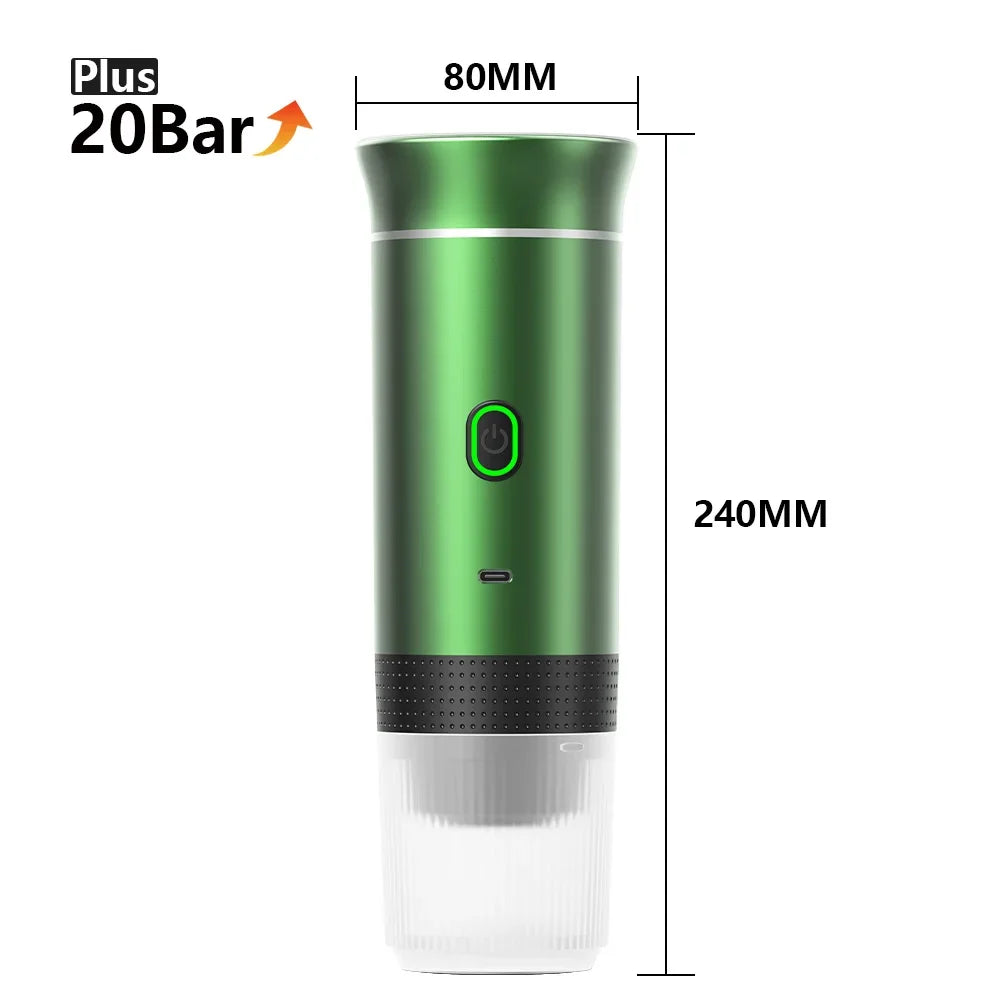 Portable Espresso Machine | 3-in-1 | Capsule, Pod & Ground Coffee