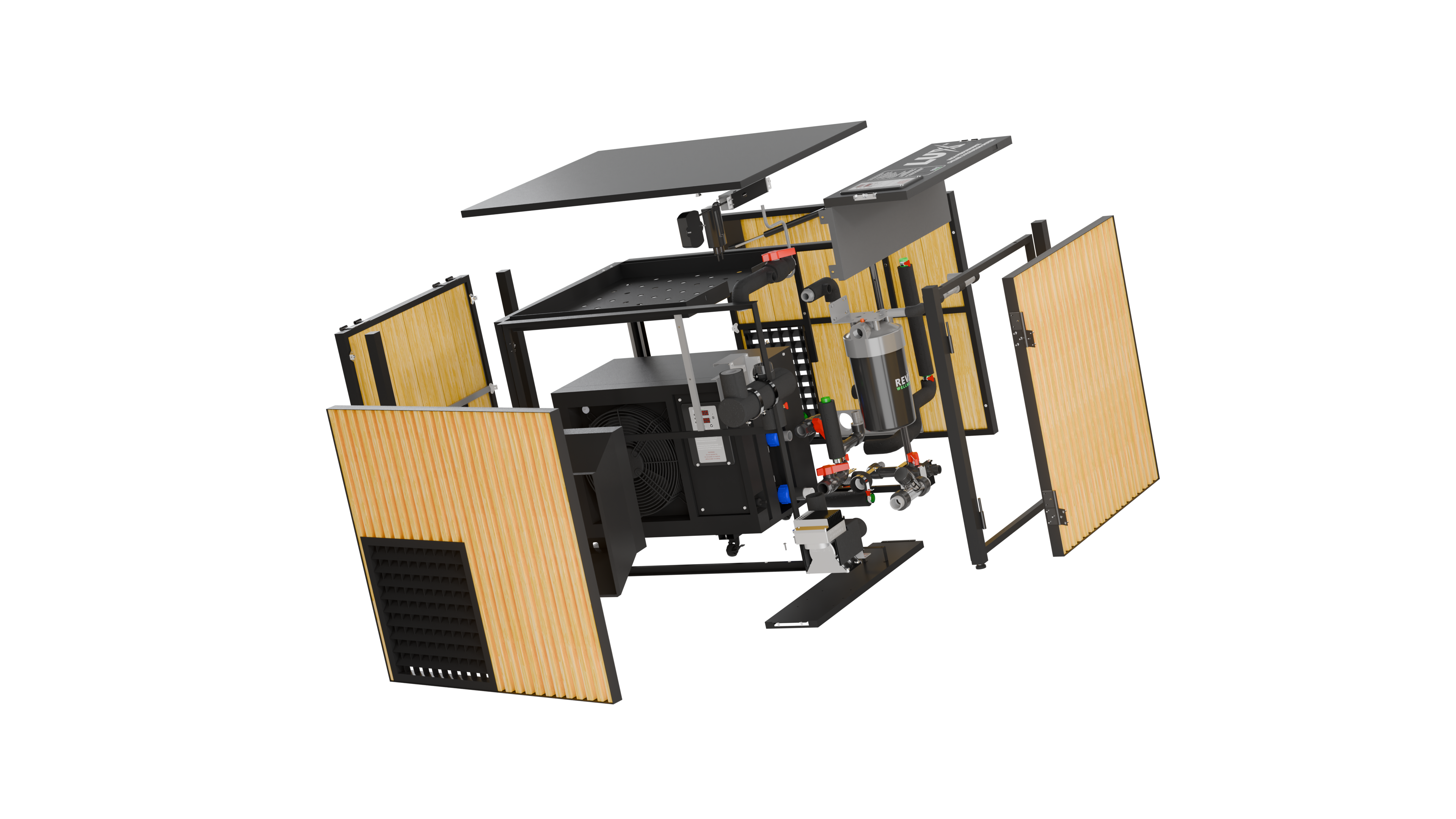 X Tub Acrylic Cold Plunge + LUX High Performance Chiller & Filtration System