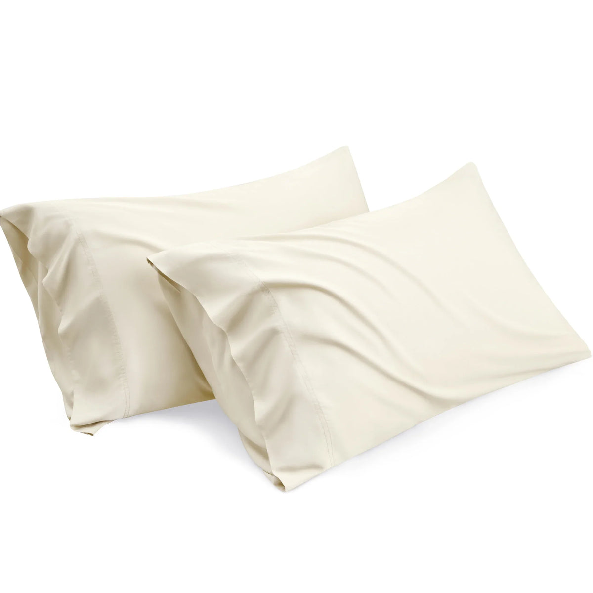Bamboo-Derived Rayon Pillowcases - 2 Pack, Multiple Sizes