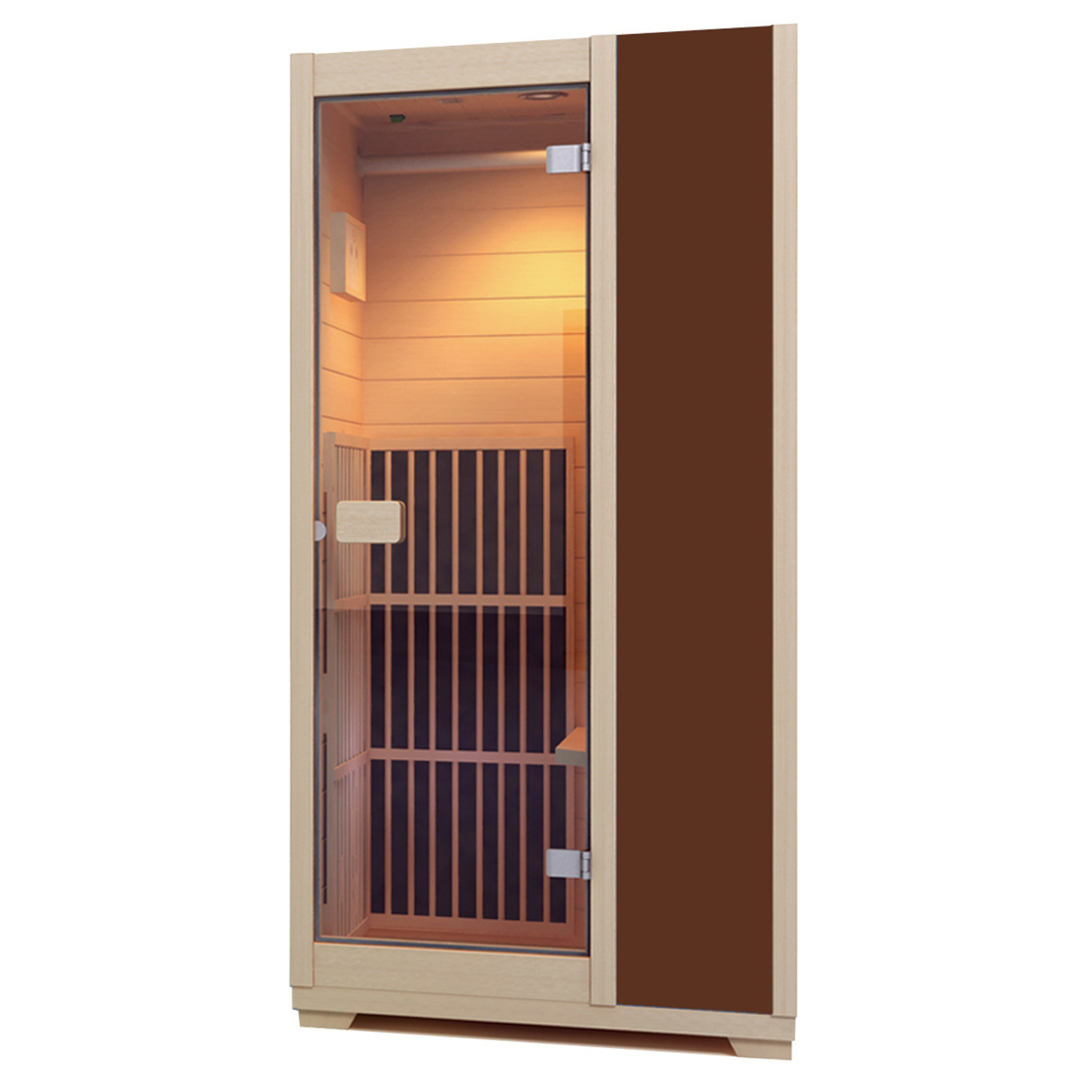 Blisspod Vienna 1-Person Far Infrared Sauna – Canadian Hemlock, Very Low EMF
