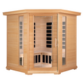 Vienna Corner Far Infrared Sauna | Canadian Hemlock | 4-5 Person