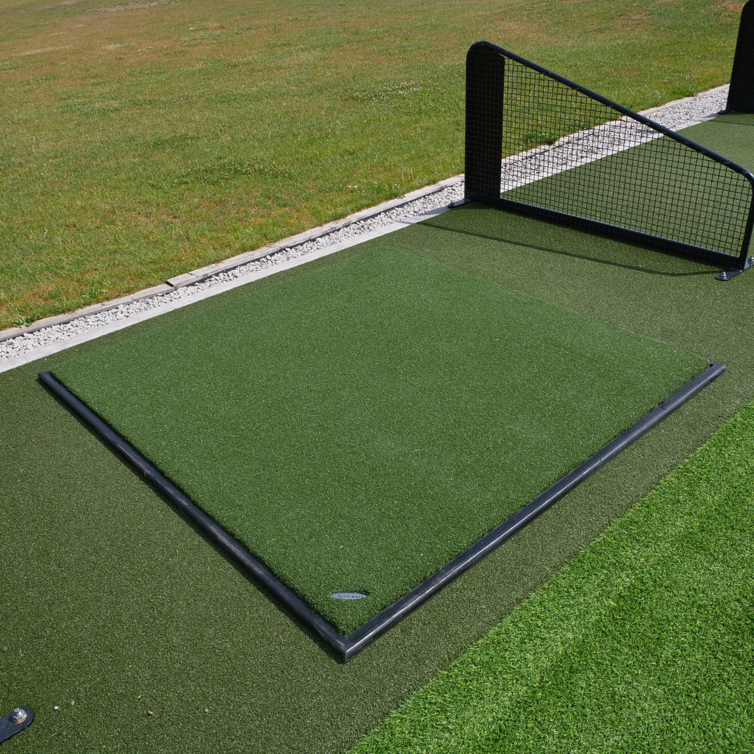 GolfBays Insert Tee Hitting Mat 4'11" x 4'11"