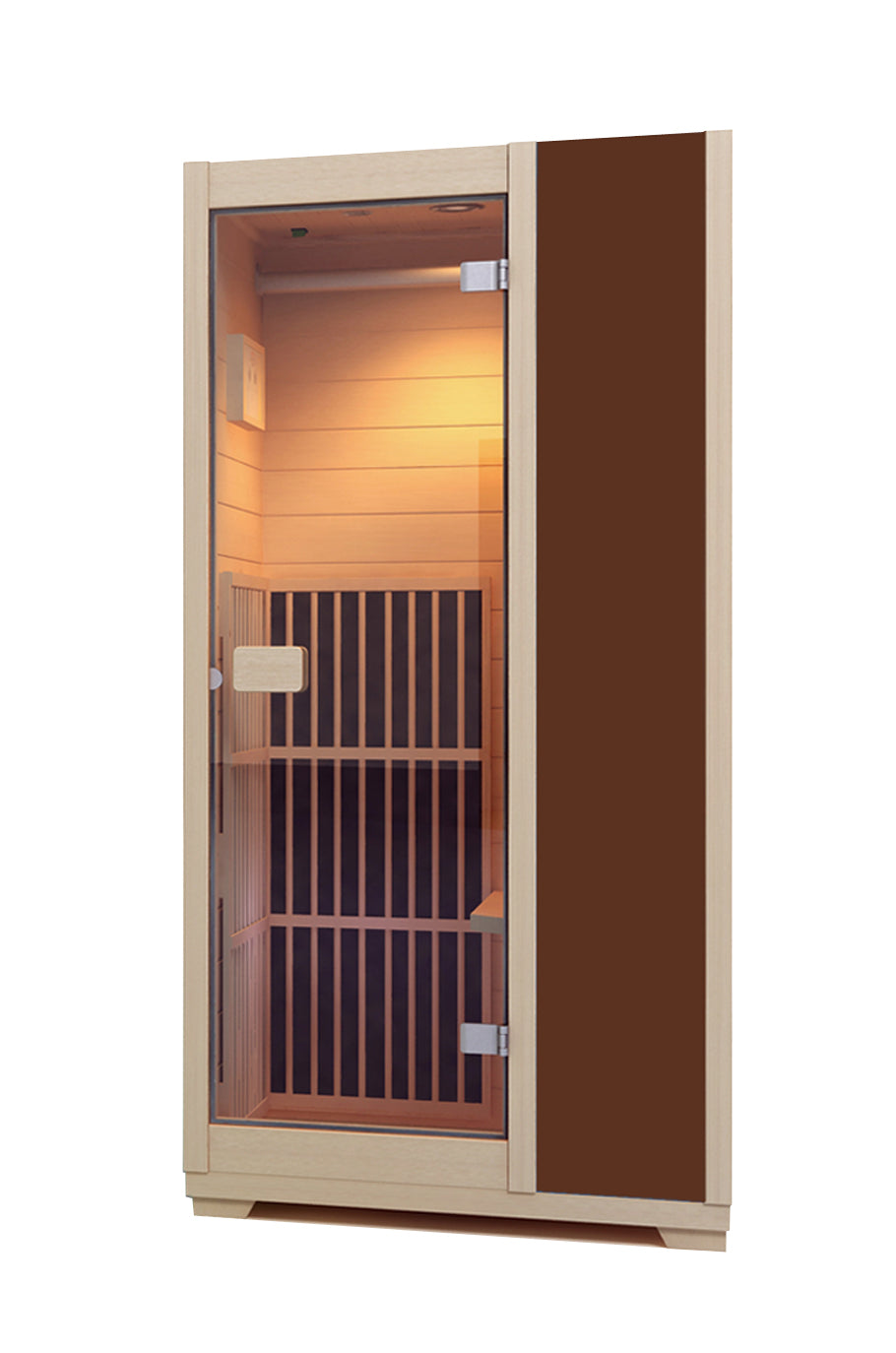 Blisspod Vienna 1-Person Far Infrared Sauna – Canadian Hemlock, Very Low EMF