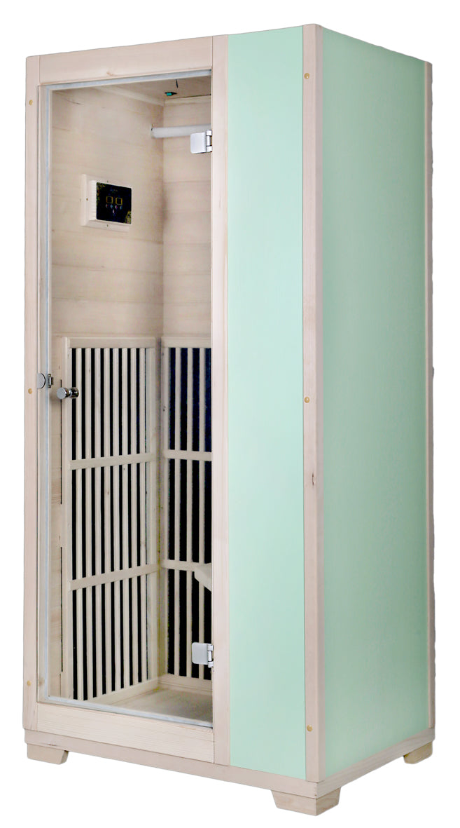 Blisspod Vienna 1-Person Far Infrared Sauna – Canadian Hemlock, Very Low EMF