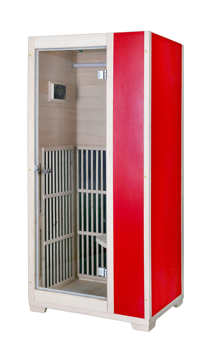 Blisspod Vienna 1-Person Far Infrared Sauna – Canadian Hemlock, Very Low EMF