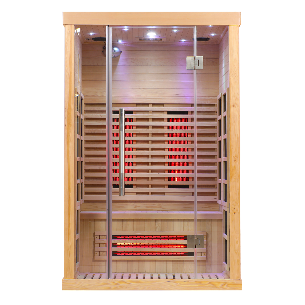 Venetian Full Spectrum Infrared Sauna | Canadian Hemlock | 2 Person