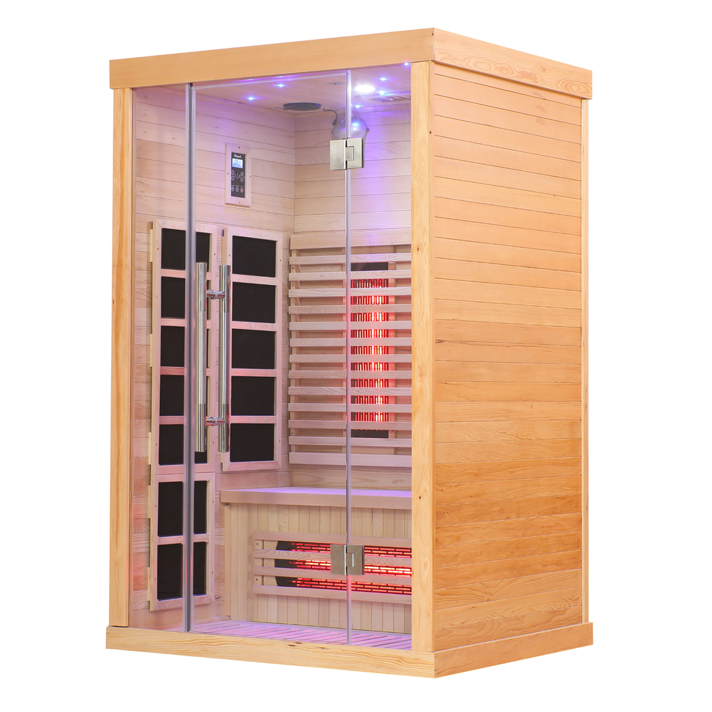Venetian Full Spectrum Infrared Sauna | Canadian Hemlock | 2 Person