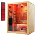 Blisspod Venetian RED Full-Spectrum Sauna for 3 People