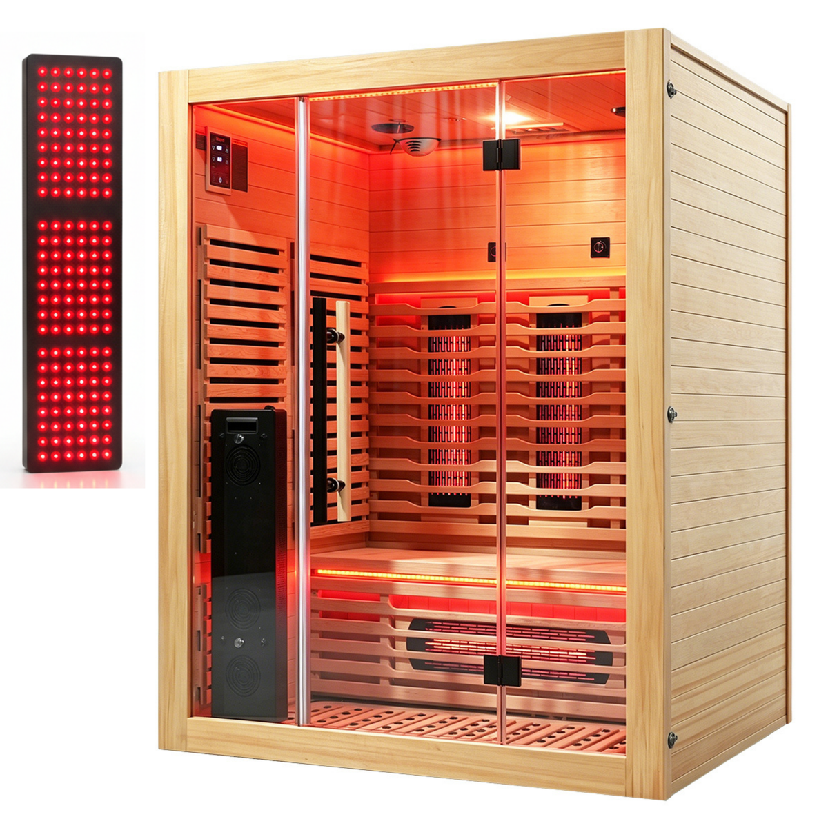 Blisspod Venetian RED Full-Spectrum Sauna for 3 People