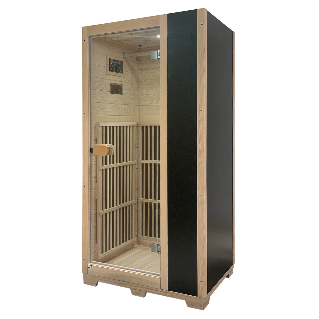Blisspod Vienna 1-Person Far Infrared Sauna – Canadian Hemlock, Very Low EMF