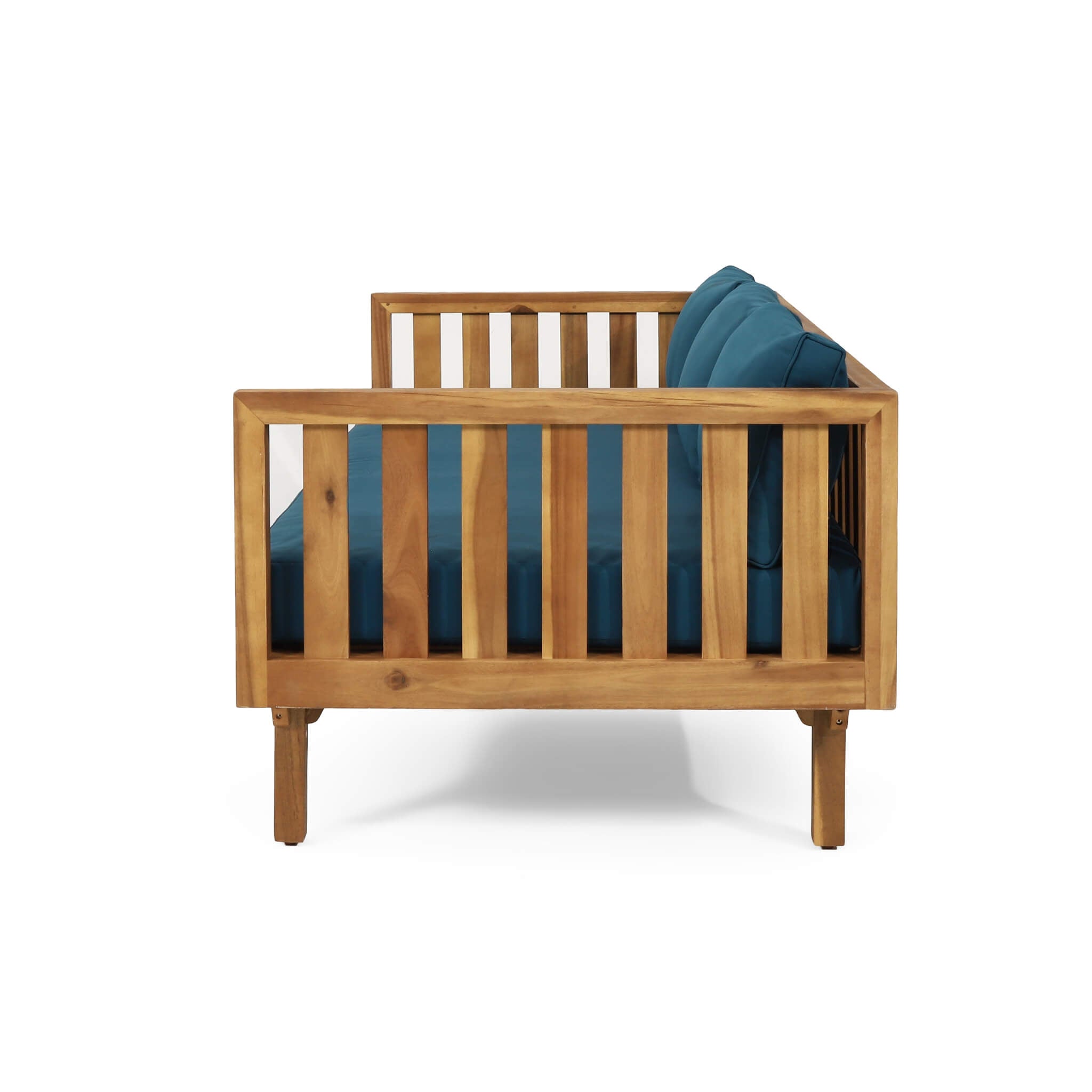 Alora 3-Seater Acacia Wood Daybed Sofa – Convertible with Water-Resistant Cushions