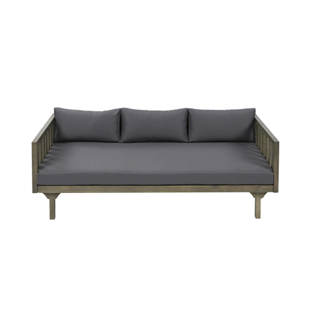 Alora 3-Seater Acacia Wood Daybed Sofa – Convertible with Water-Resistant Cushions