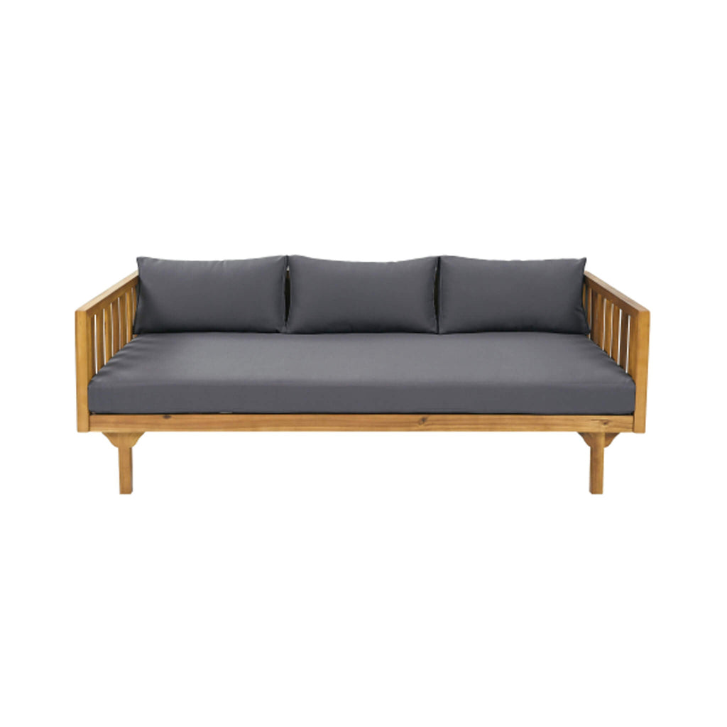 Alora 3-Seater Acacia Wood Daybed Sofa – Convertible with Water-Resistant Cushions