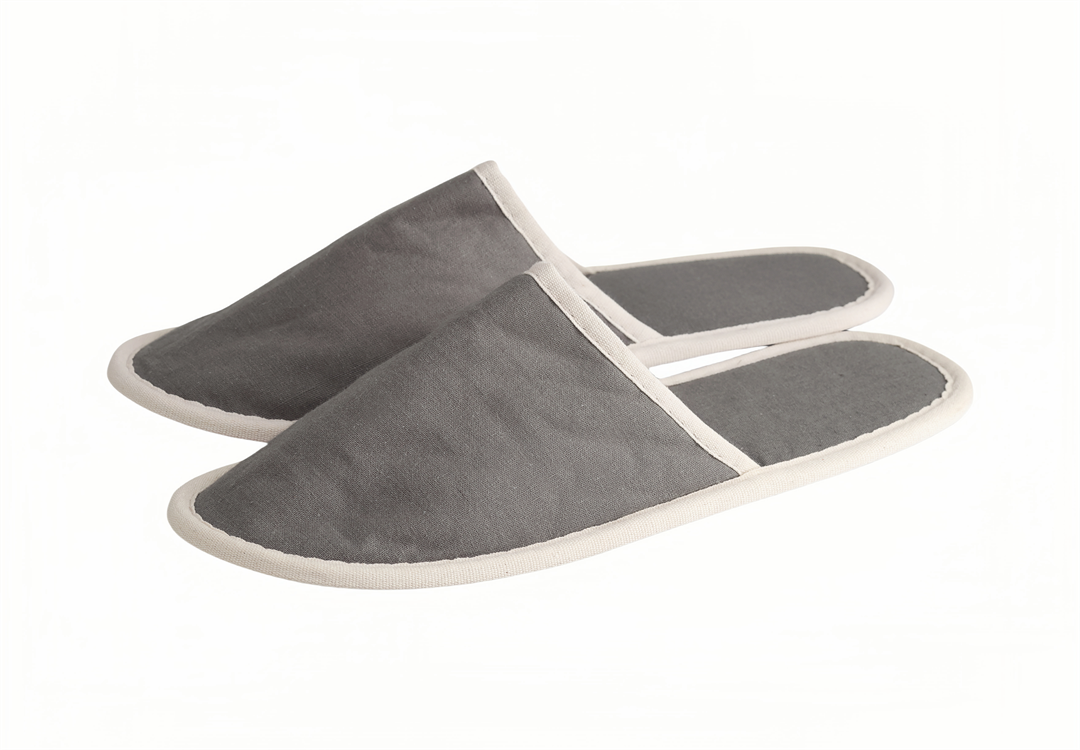 Cotton Guest Slippers with Cork Soles - 6 or 18 Pairs