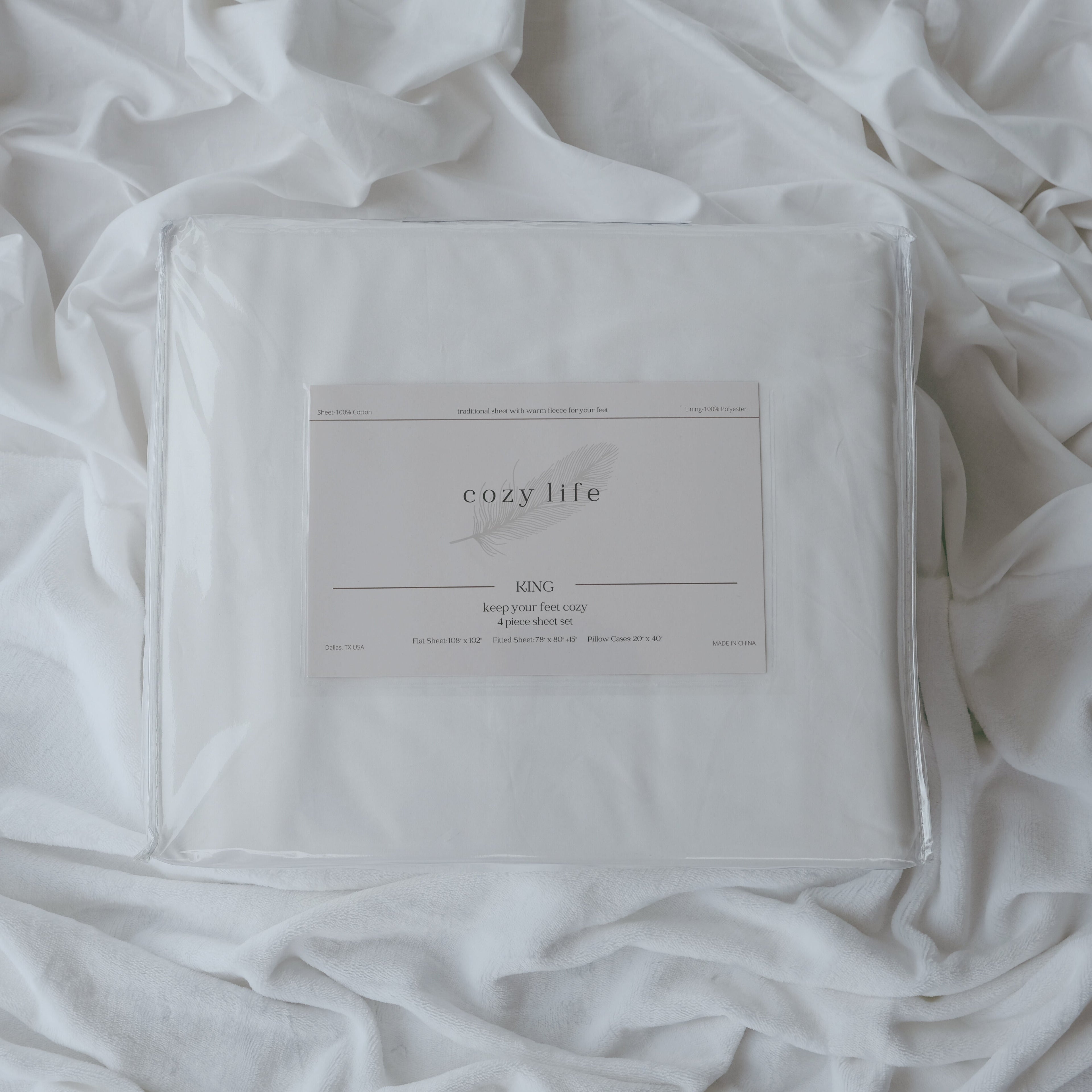 Balanced Foot Warmth Bed Sheet Set