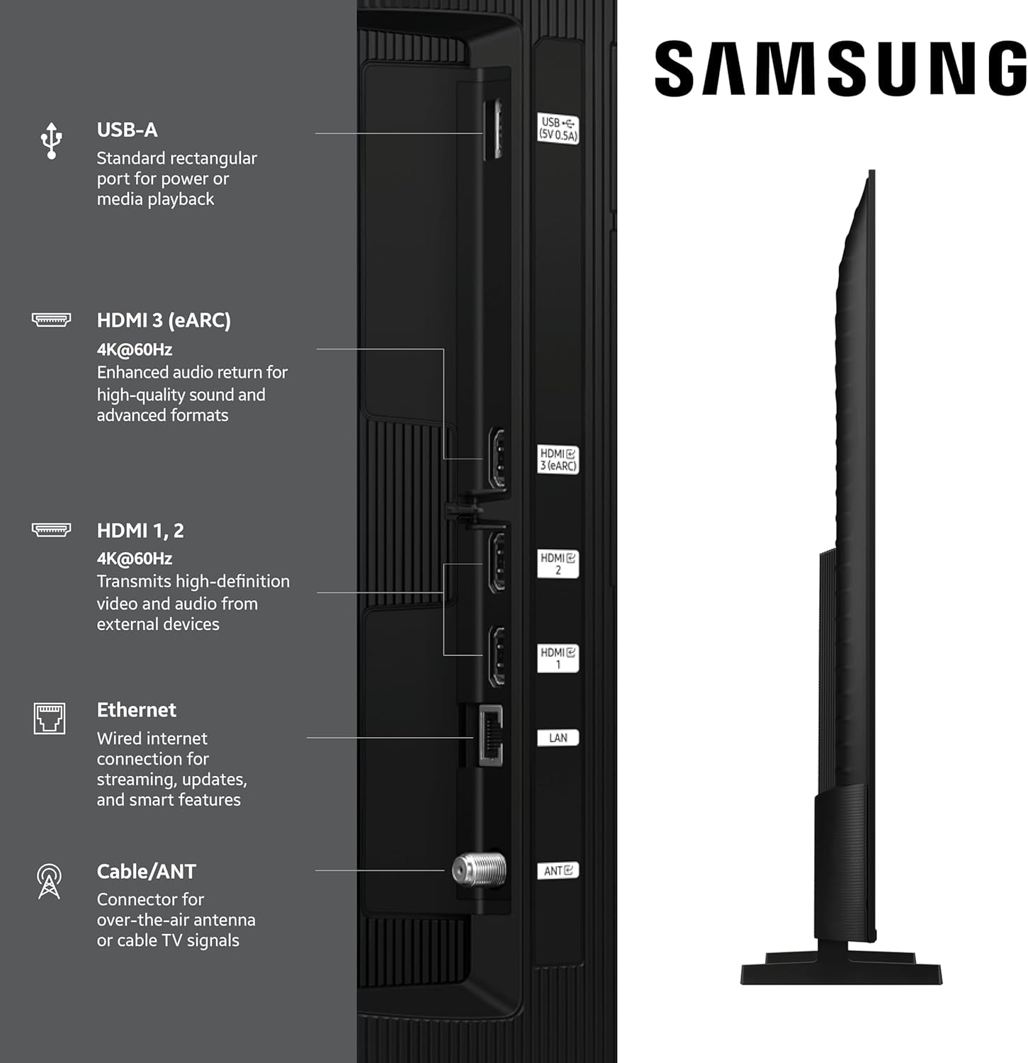 Samsung QLED Smart TV – Q7F & Q6F Series | 4K AI Vision | 43–98 Inch