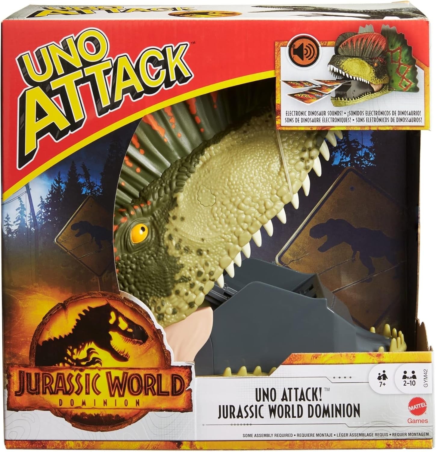 UNO Attack Mega Hit Card Game with Random-Action Launcher