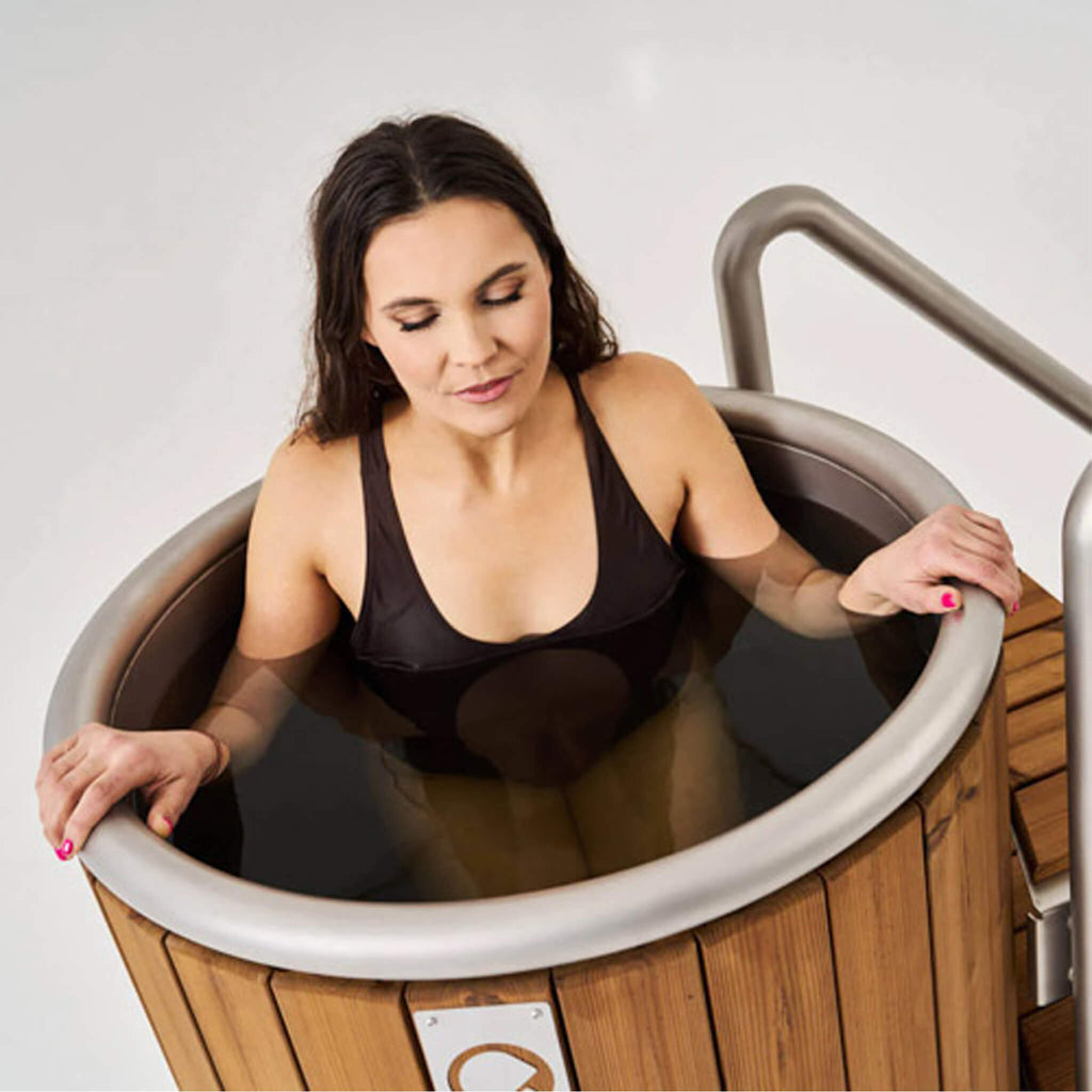 Icetubs IceBarrel Thermowood & Fiberglass Cold Plunge Immersion Tub