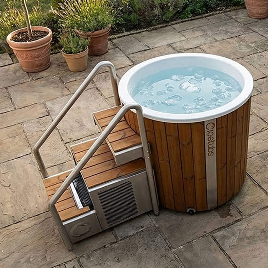 Icetubs IceBarrel XL Thermowood & Fiberglass Cold Plunge Immersion Tub