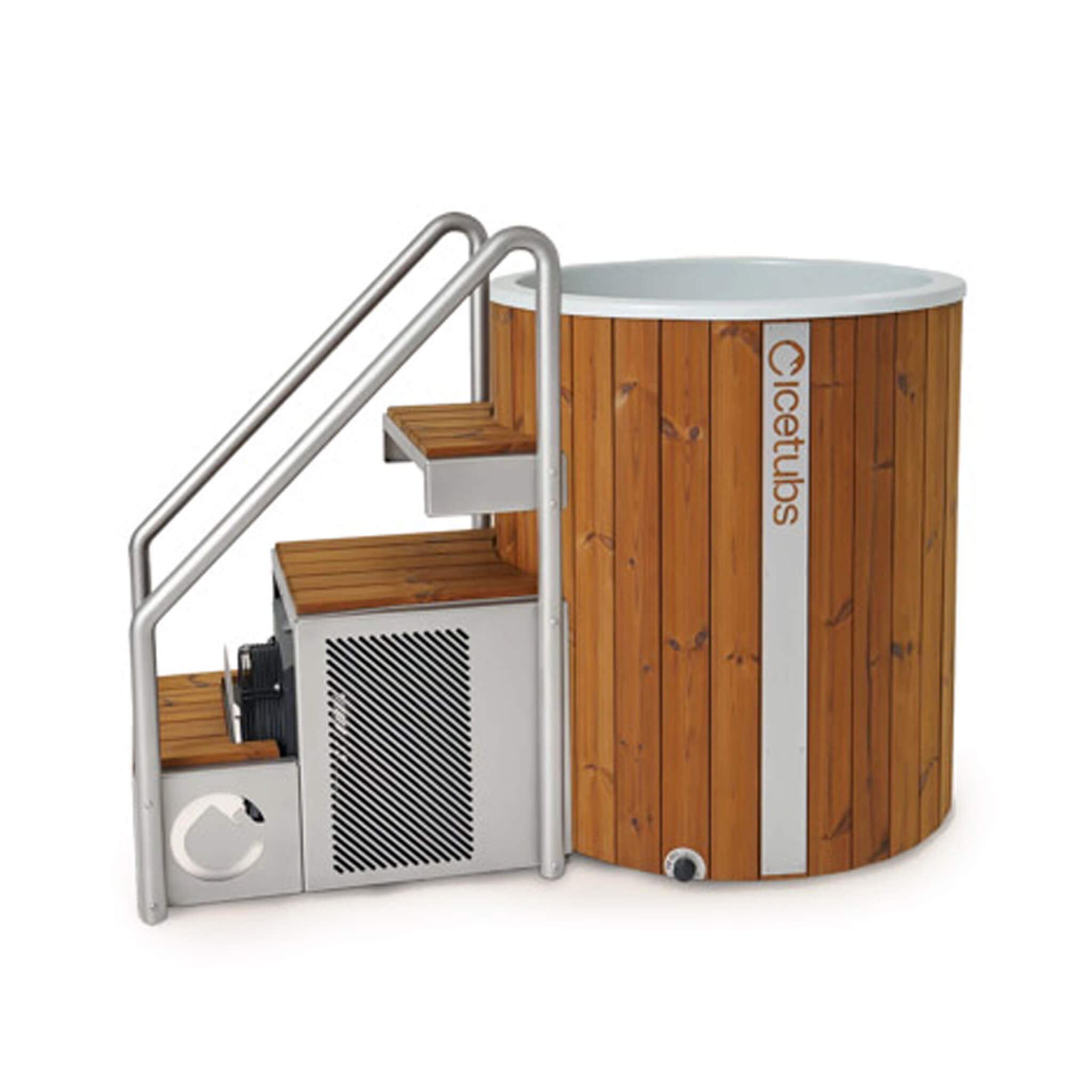 Icetubs IceBarrel XL Thermowood & Fiberglass Cold Plunge Immersion Tub