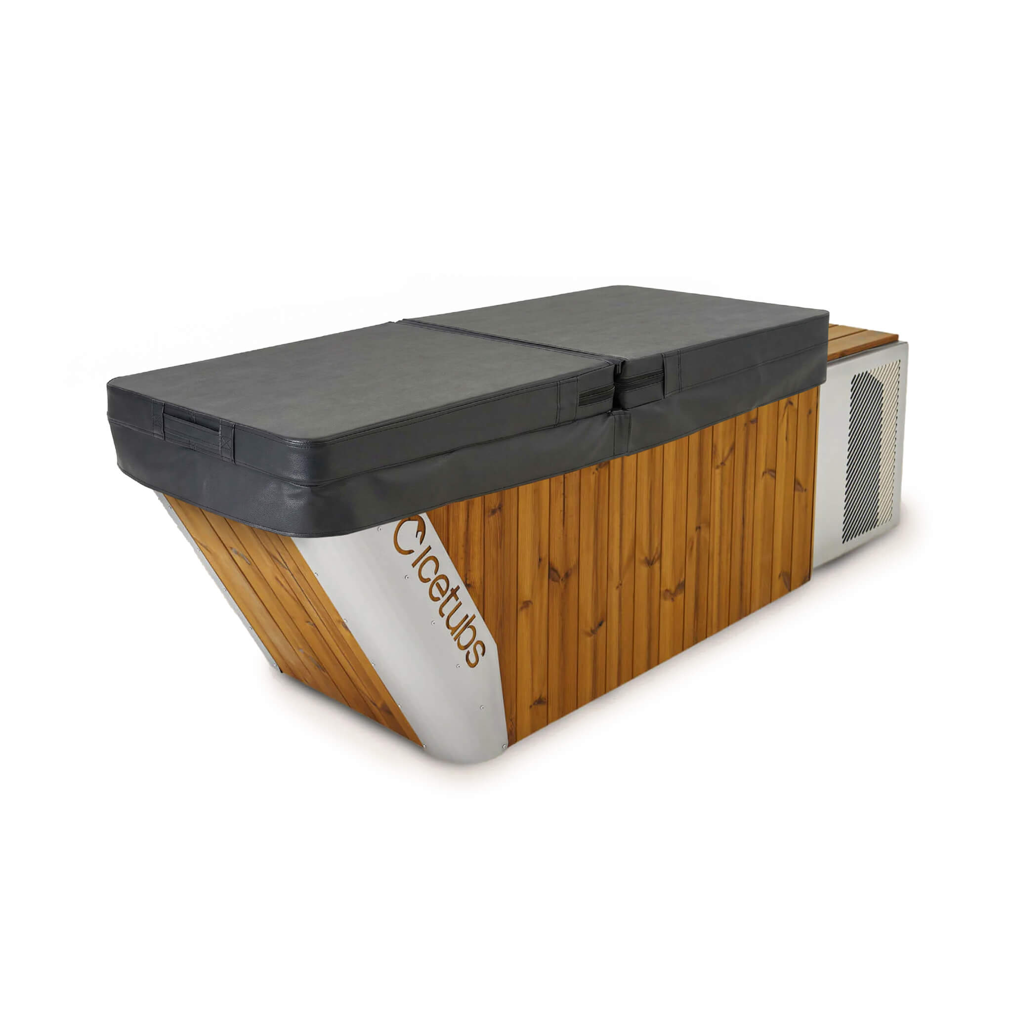 Icetubs IceBath Thermowood & Stainless Steel Cold Therapy Immersion Bath