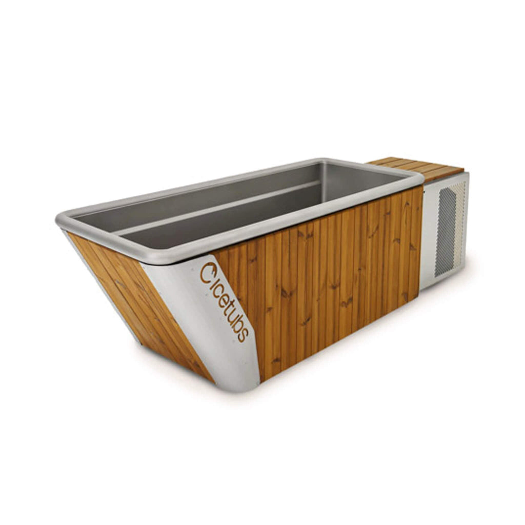 Icetubs IceBath Thermowood & Stainless Steel Cold Therapy Immersion Bath