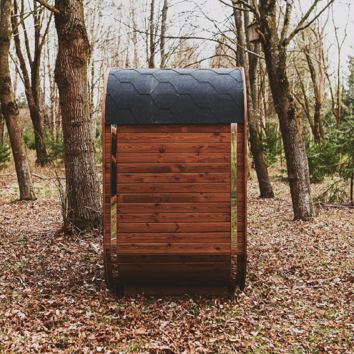 Mande MW12 ThermoWood Outdoor Sauna – Premium Backyard Sauna with Harvia Heater Options