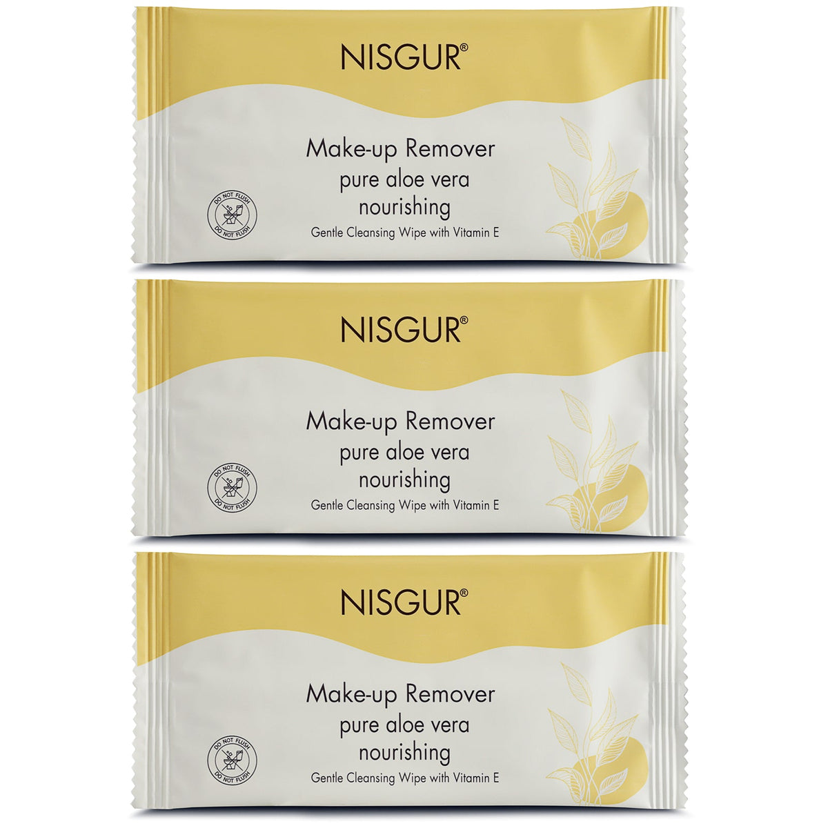500 / 1000 Pack Makeup Remover Wipes, Cleansing Wipes - Individually Wrapped - Nisgur