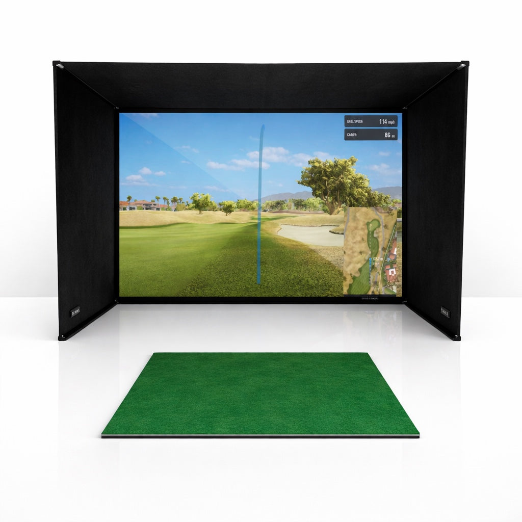 SimBox Golf Simulator Hitting Enclosure – 7 Sizes Available