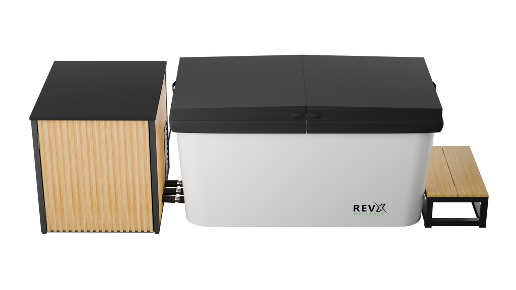 X Tub Acrylic Cold Plunge + LUX High Performance Chiller & Filtration System