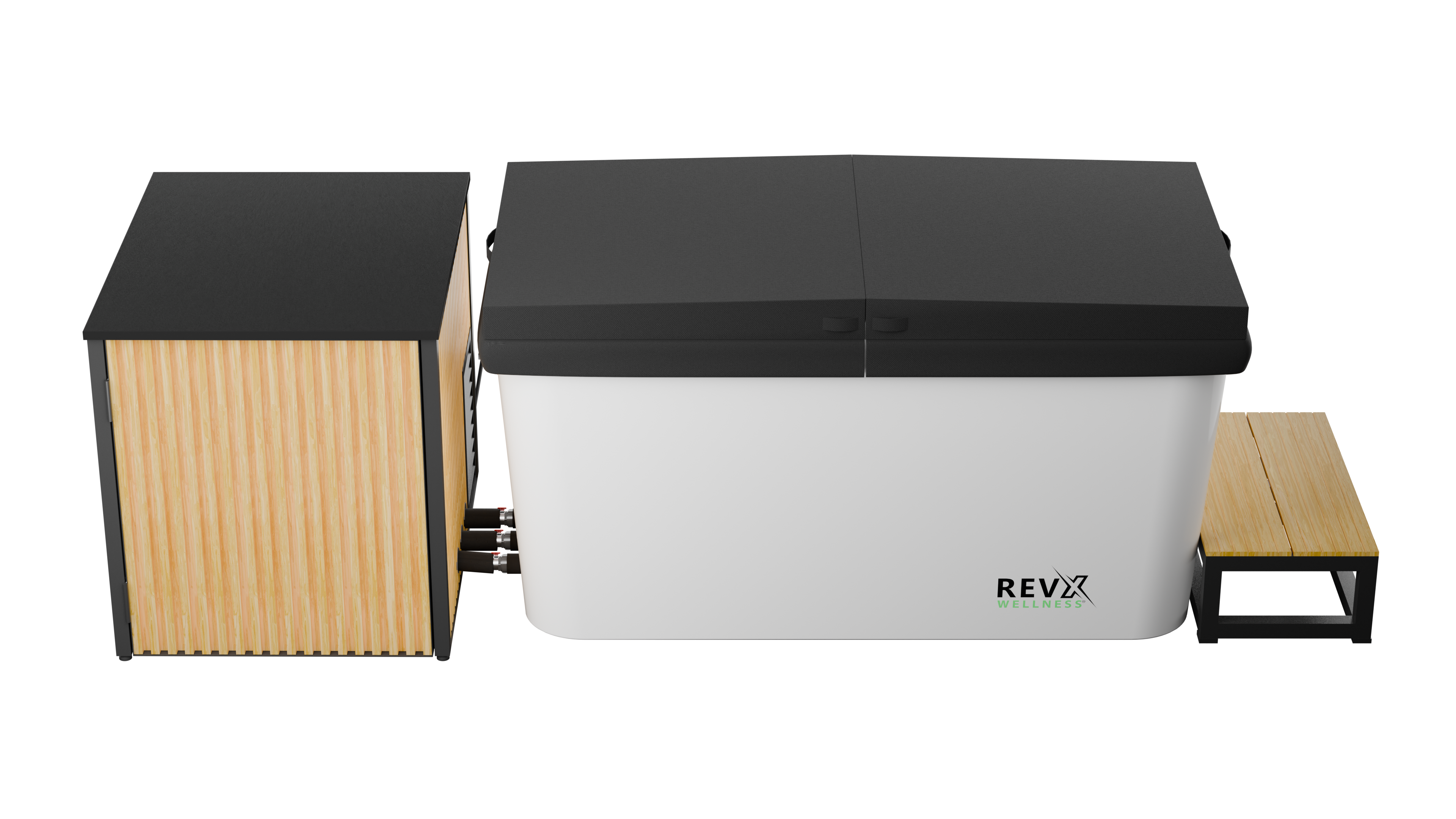 X Tub Acrylic Cold Plunge + LUX High Performance Chiller & Filtration System