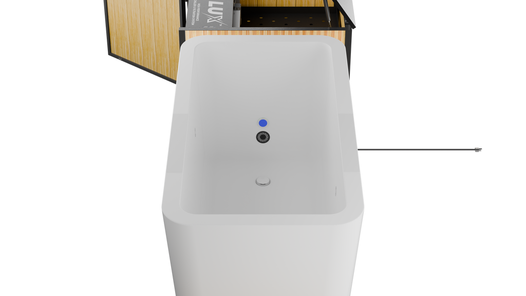 X Tub Acrylic Cold Plunge + LUX High Performance Chiller & Filtration System