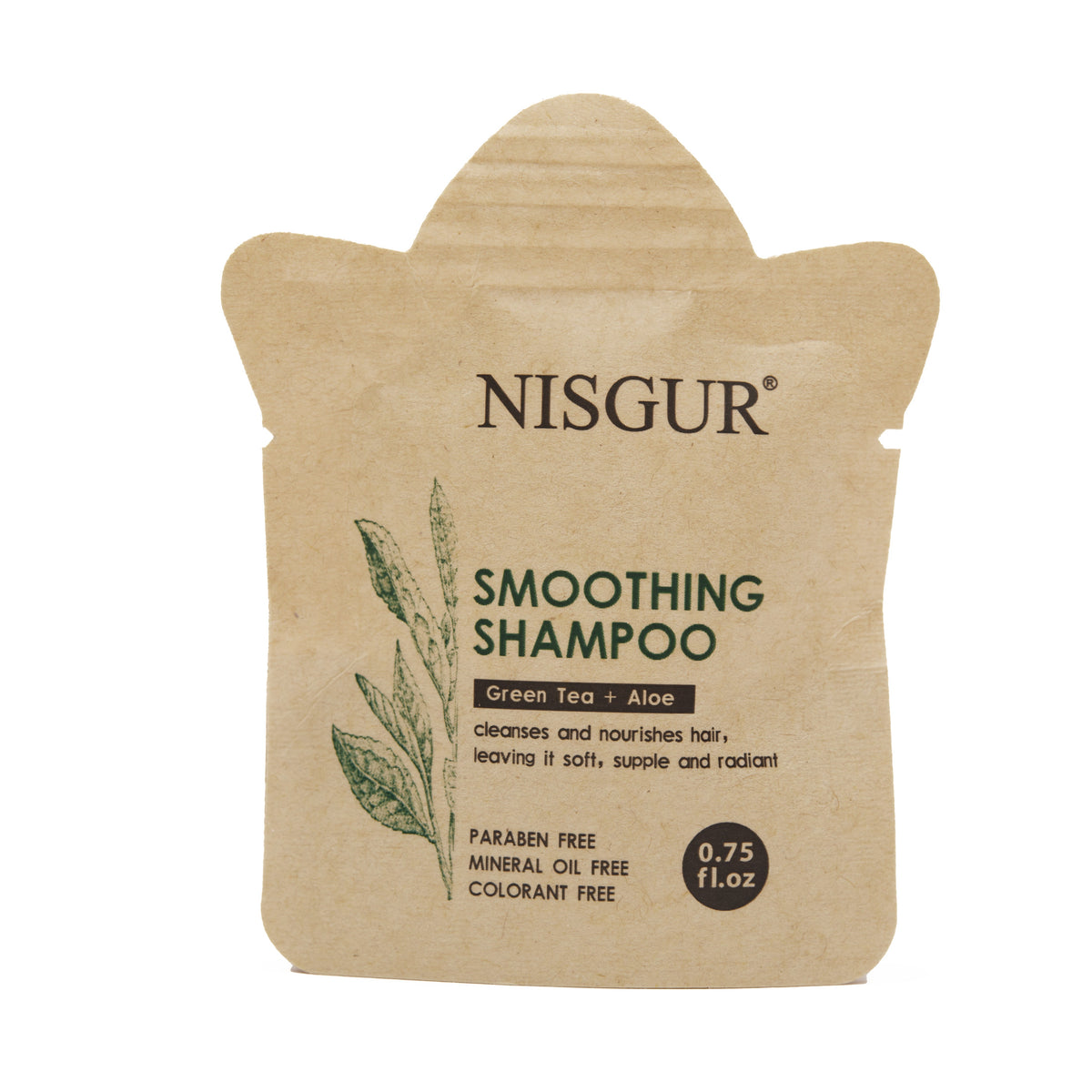 Nisgur Green Tea & Aloe Shampoo, 0.75 fl oz - 100 or 200 Pack