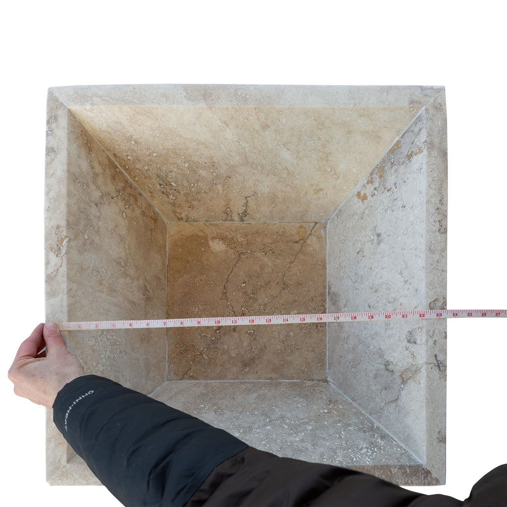 Travertine Natural Stone Fire Pit