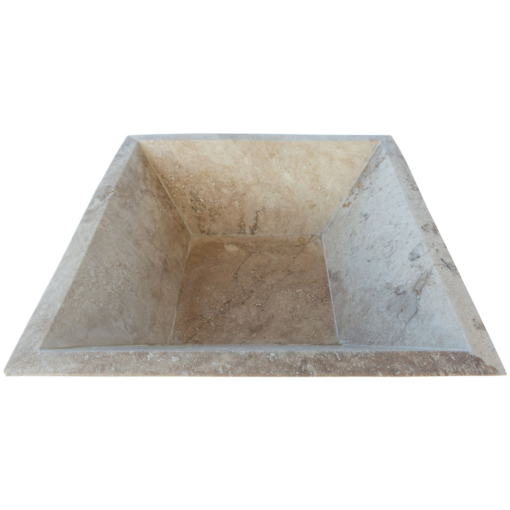 Travertine Natural Stone Fire Pit